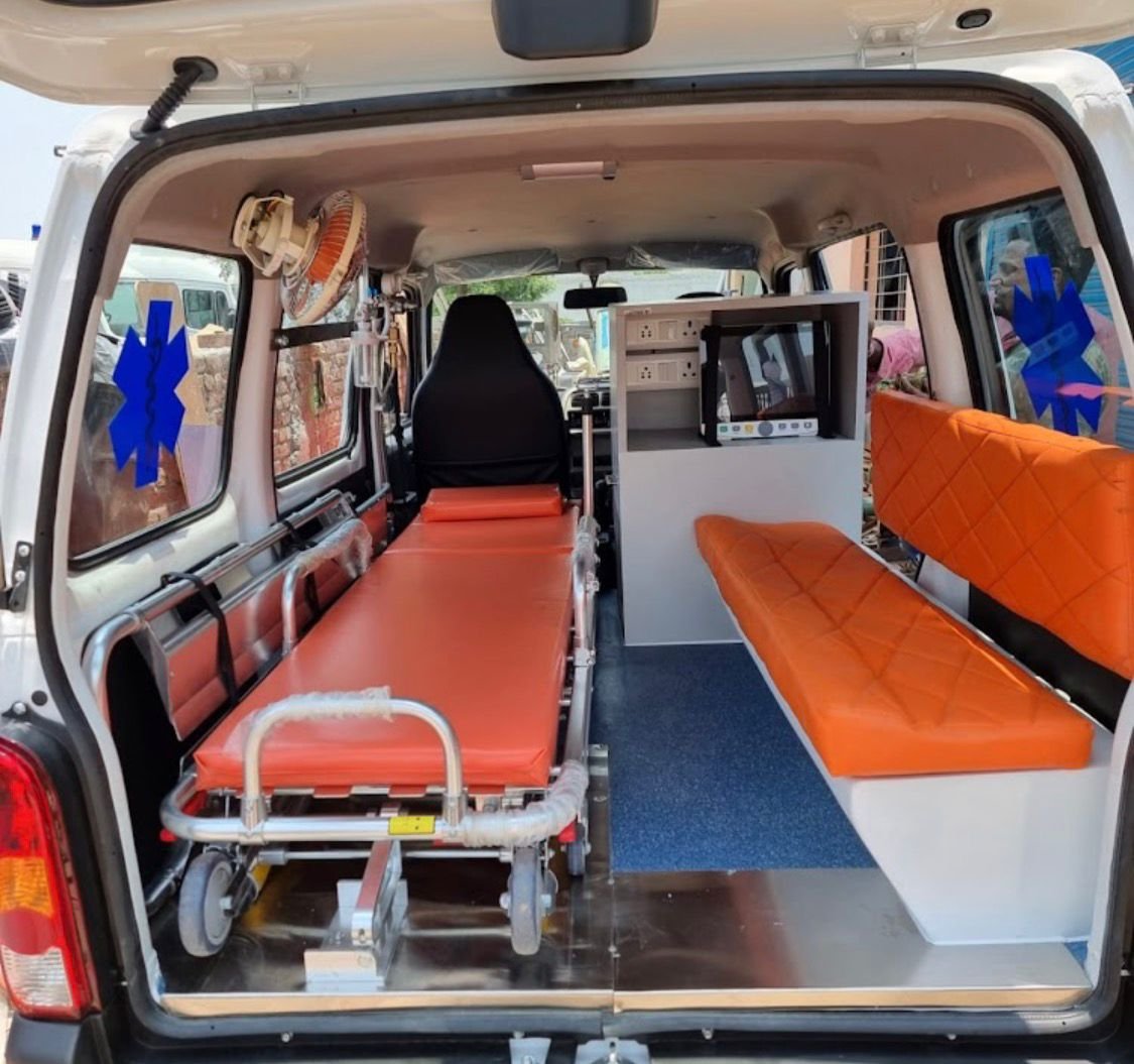 Patient Stretcher Setup